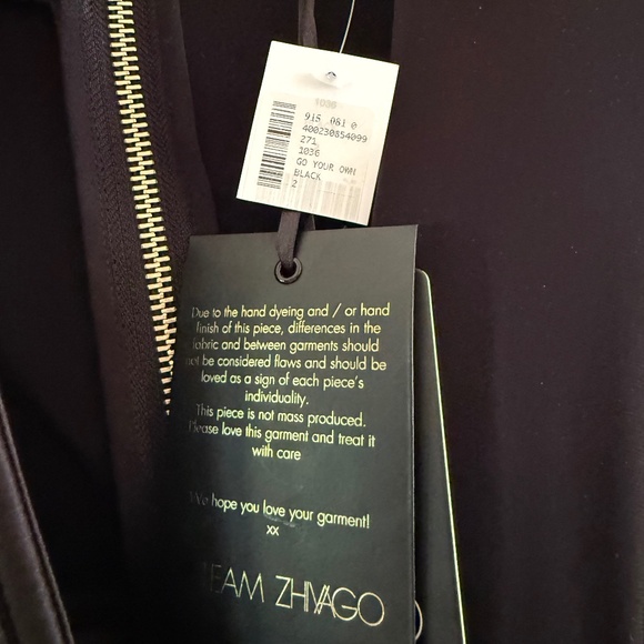 ZHIVAGO Go Your Own Way Flare Jumpsuit Black 2 NWT - Picture 10 of 11